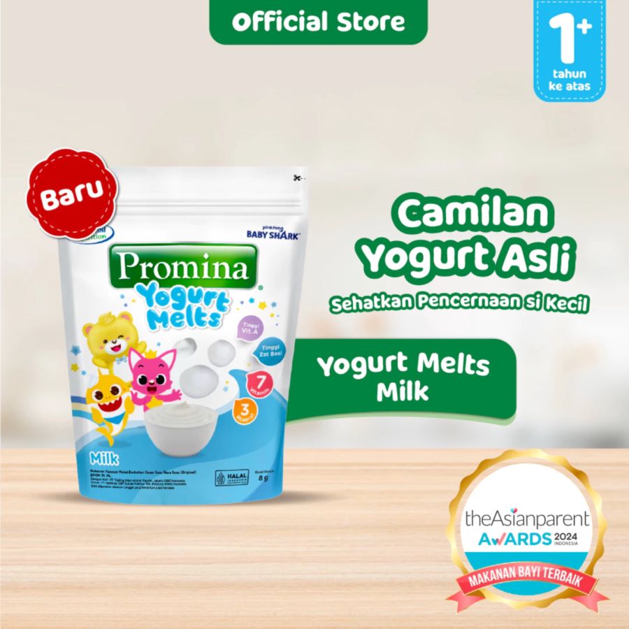 Promina Yogurt Melts Milk Snack Anak 1+ Tahun 8gram