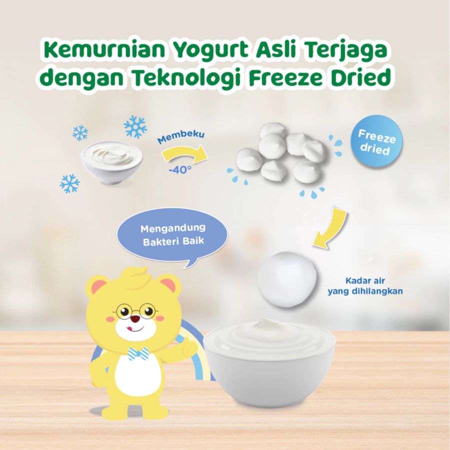 Promina Yogurt Melts Milk Snack Anak 1+ Tahun 8gram