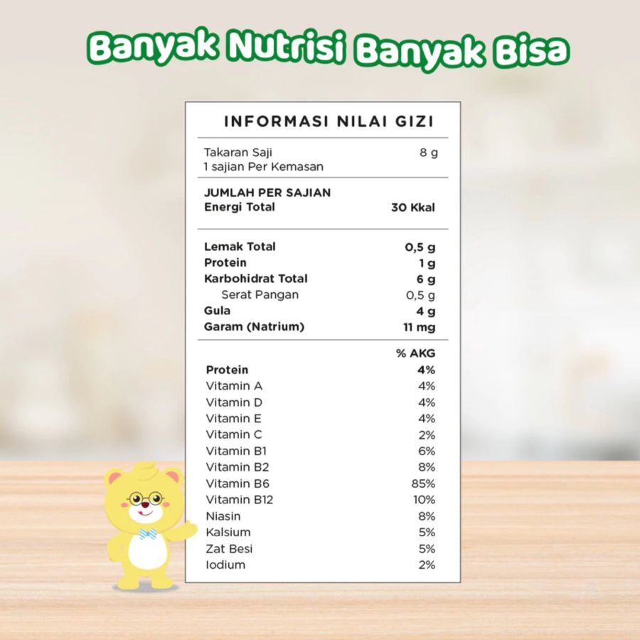 Promina Yogurt Melts Strawberry Snack Anak 1+ Tahun 8gram