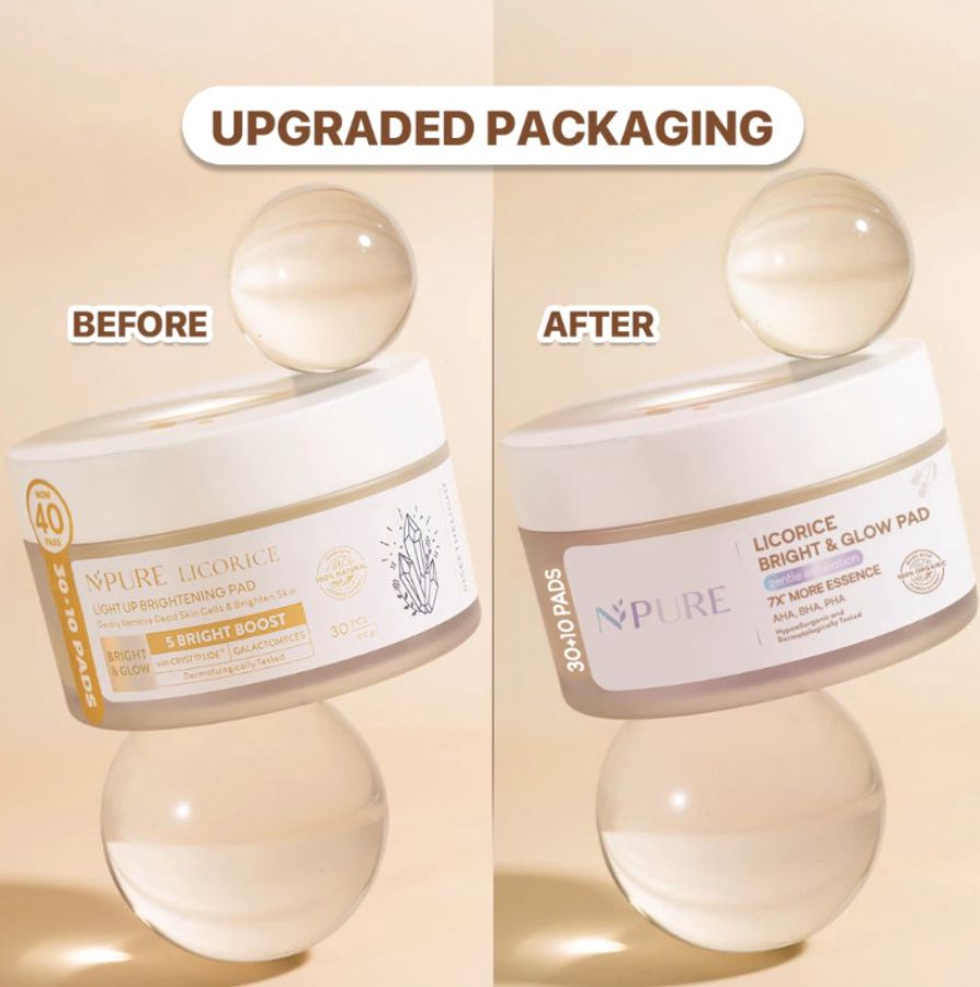 NPURE Licorice Bright & Glow Kapas Wajah Exfoliasi 130gram