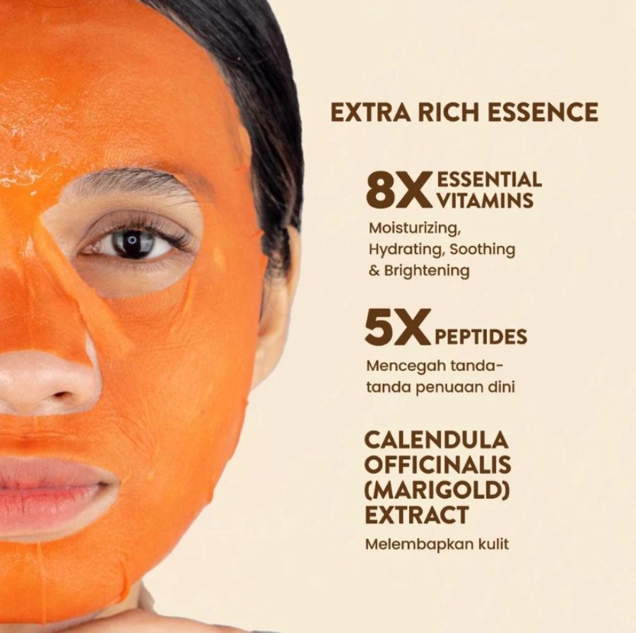 NPURE Marigold Youth Revolution Treatment Sheet Mask 1pcs