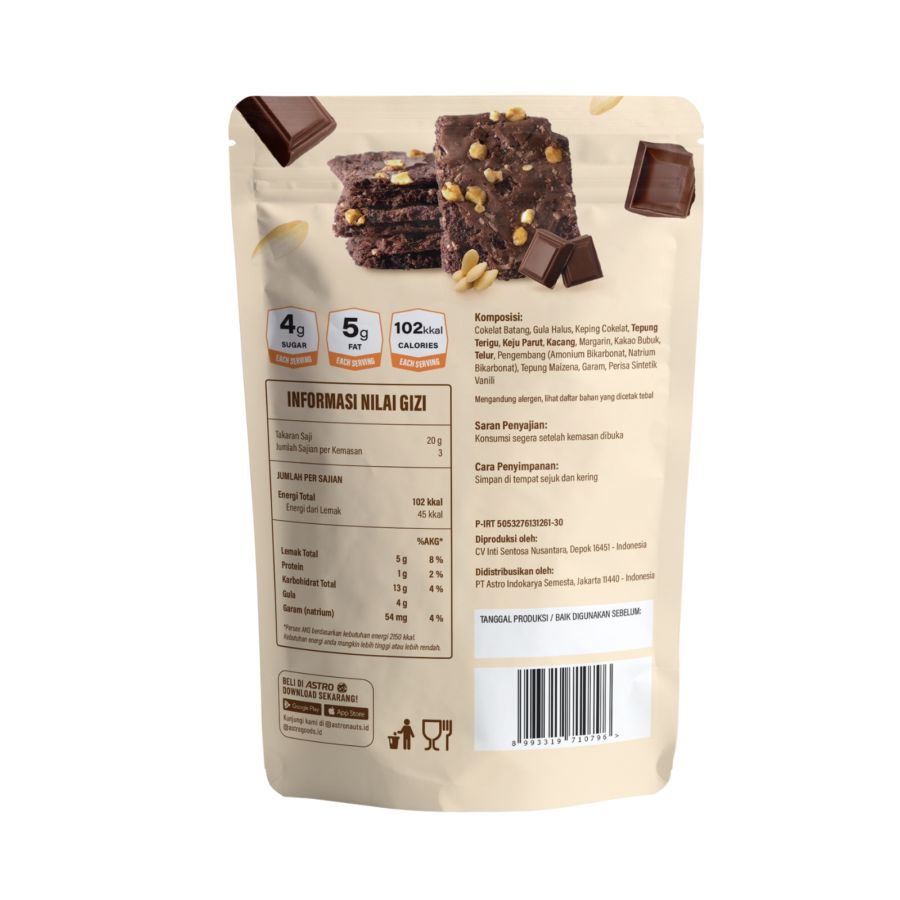Crispy Brownies Martabak Manis Astro Goods 60gram