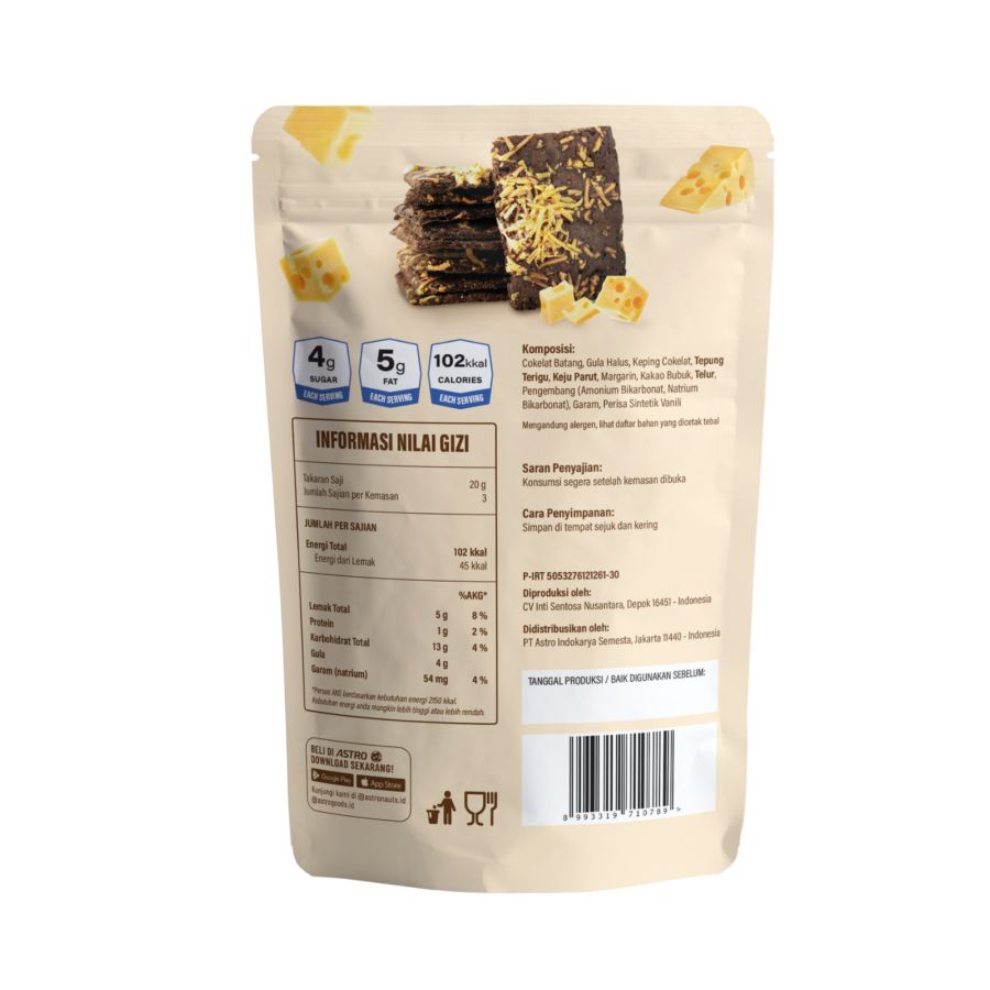 Crispy Brownies English Cheddar Astro Goods 60gram
