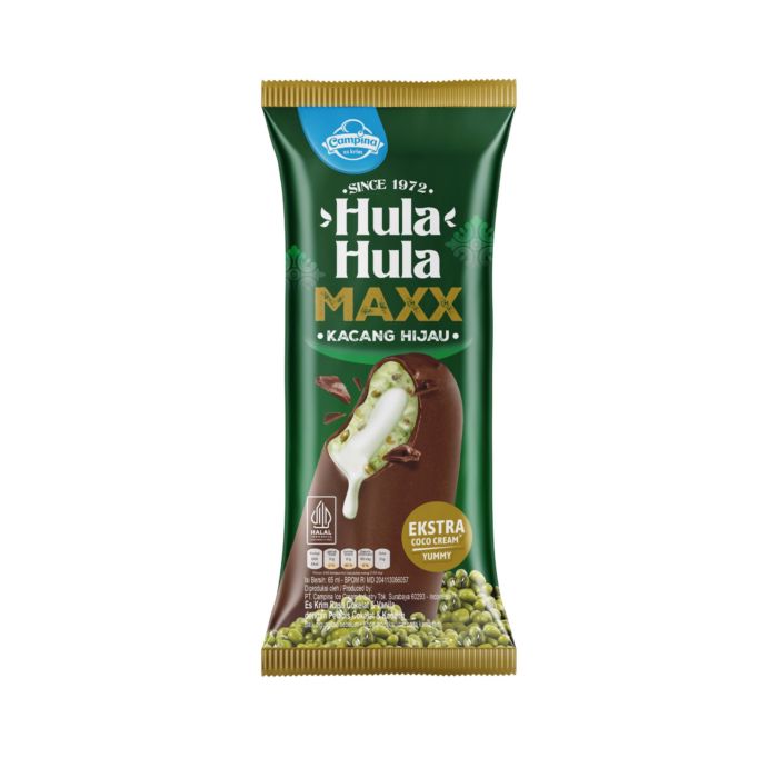 Campina Hula Hula Maxx Kacang Hijau 65ml