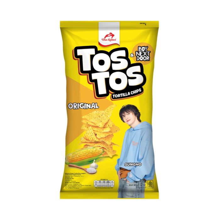 Dua Kelinci Tos Tos Original Tortilla Chips 175gram