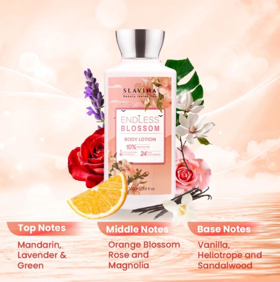 SLAVINA Endless Blossom Body Lotion 350ml