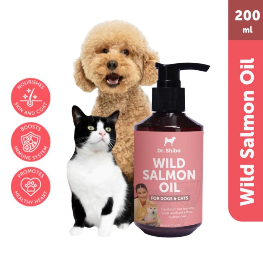 Dr. Shiba Salmon Oil Suplemen Anjing dan Kucing 200ml