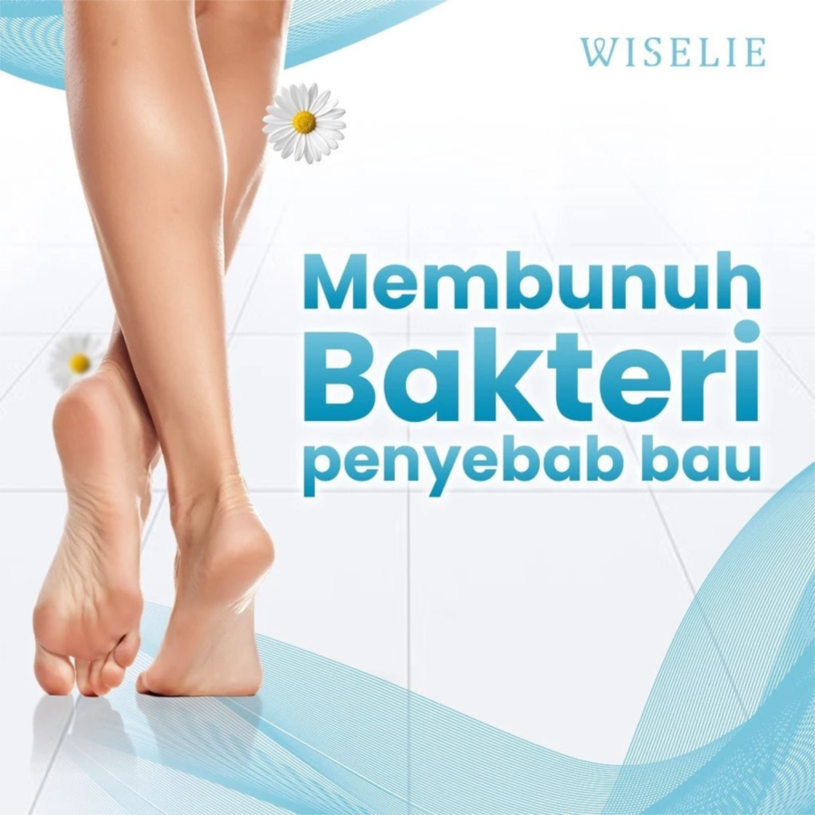 Wiselie Sweat and Odor Protection Rose Foot Spray 60ml