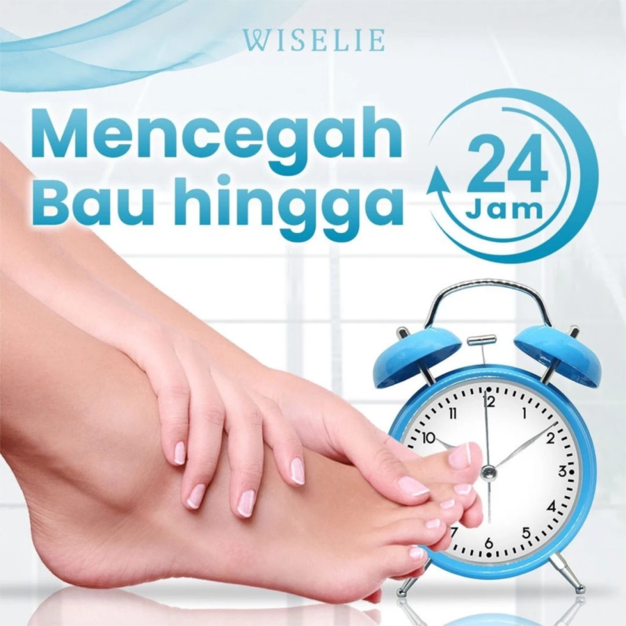 Wiselie Sweat and Odor Protection Rose Foot Spray 60ml