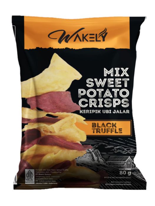 Mix Sweet Potato Crisps Black Truffle 80gram
