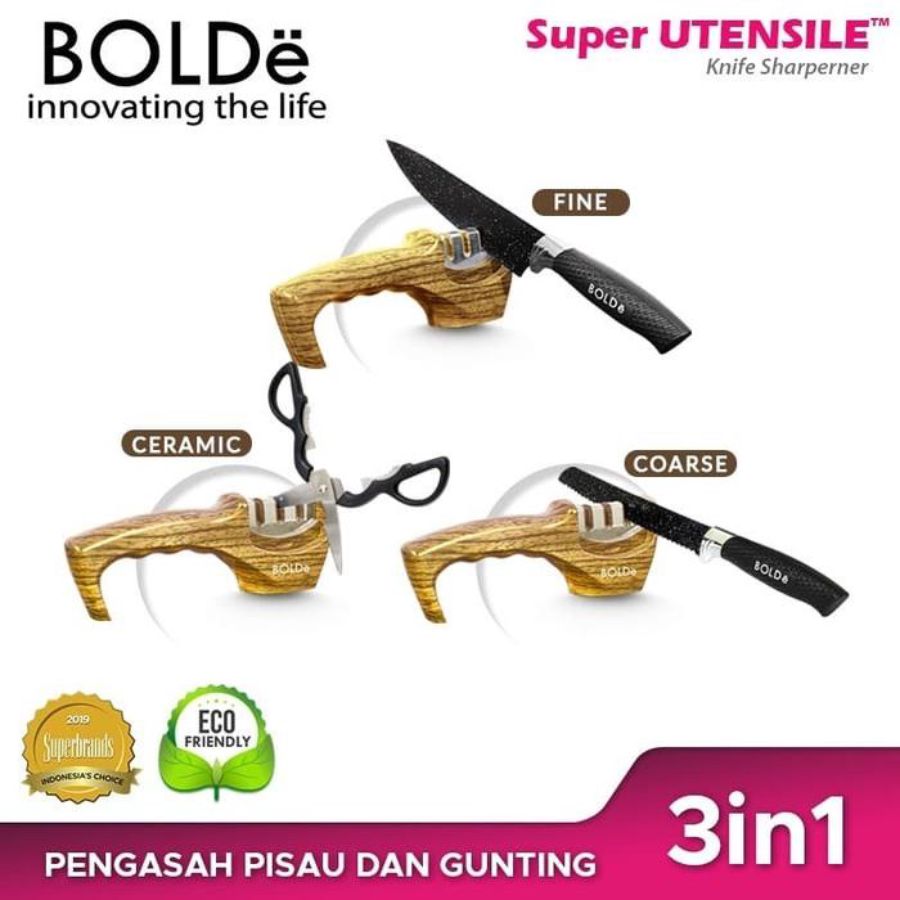 BOLDe Knife Sharpener Super Utensil Random Color 1pcs