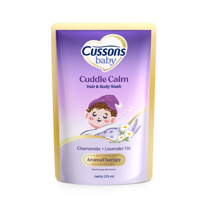 Cussons Baby Cuddle Calm Hair & Body Wash Pouch
