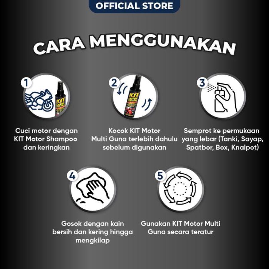 Kit Motor Multiguna Spray 100ml