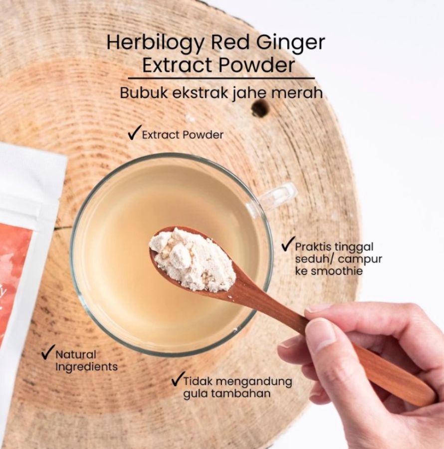 Herbilogy Jahe Merah Minuman Herbal 100gram