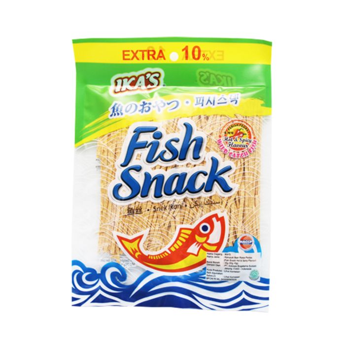 Ika's Fish Snack Hot & Spicy Flavour 55gram