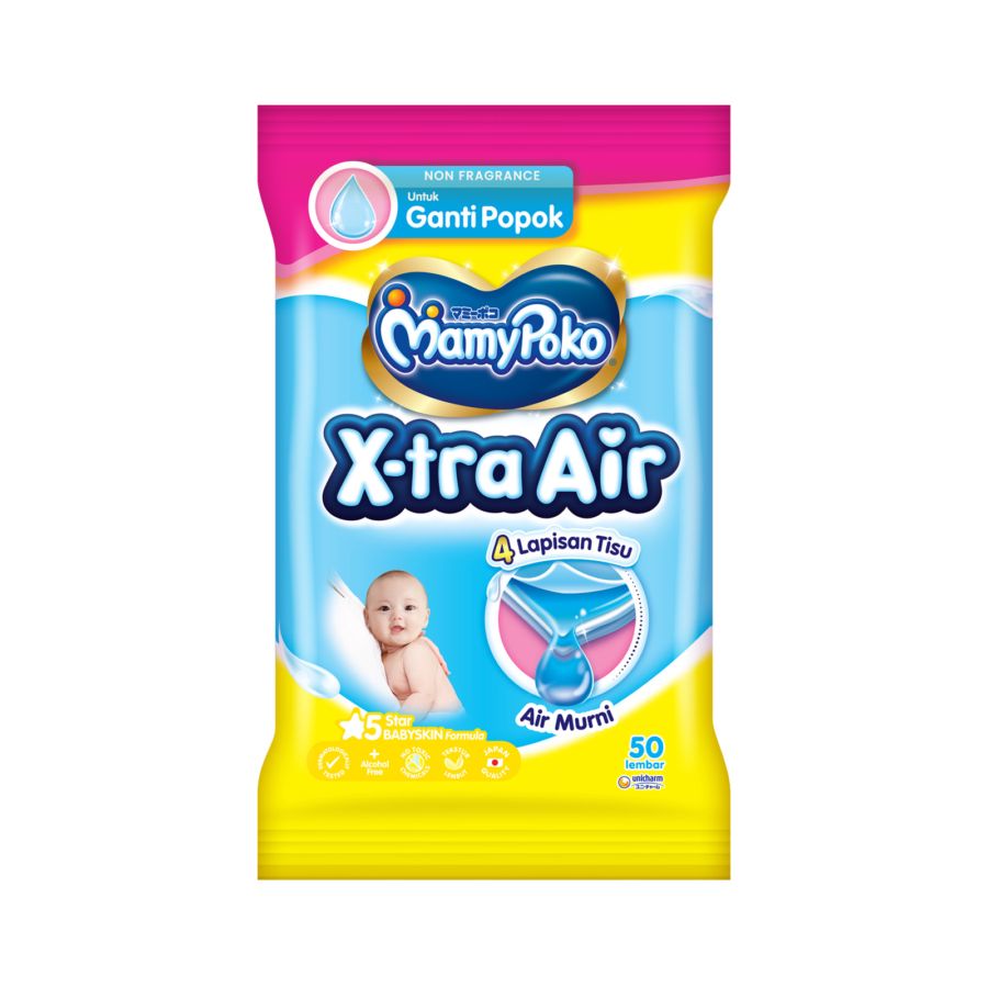 Mamypoko Regular Wipes Non Fragrance Buy 1 Get 1 Tisu Basah 1pack