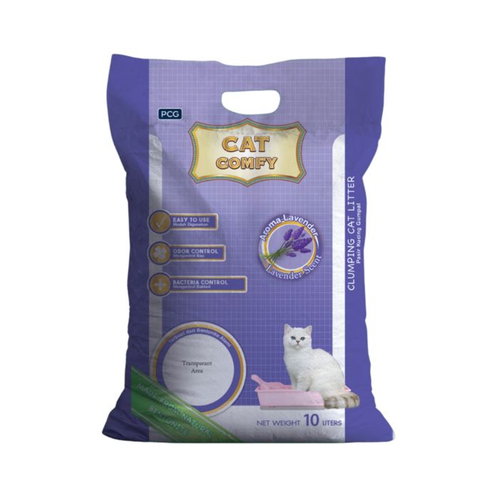 Cat Comfy Lavender Bentonite Cat Litter