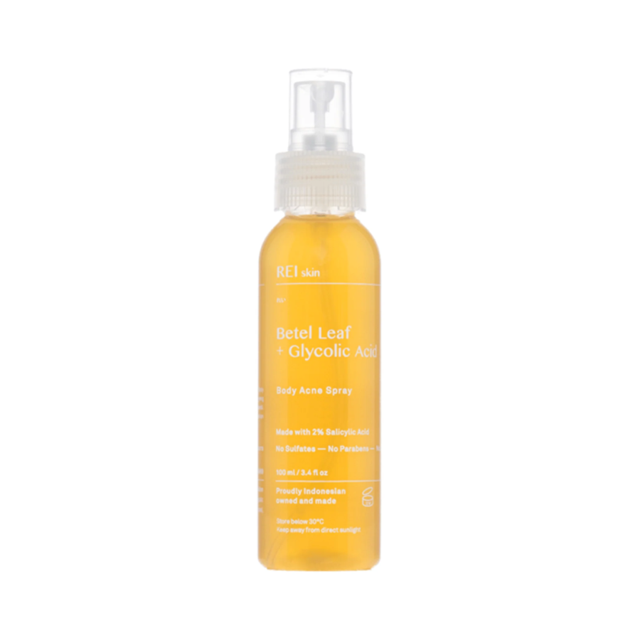 Rei Skin Betel Leaf + Glycolic Acid Body Acne Spray 100ml