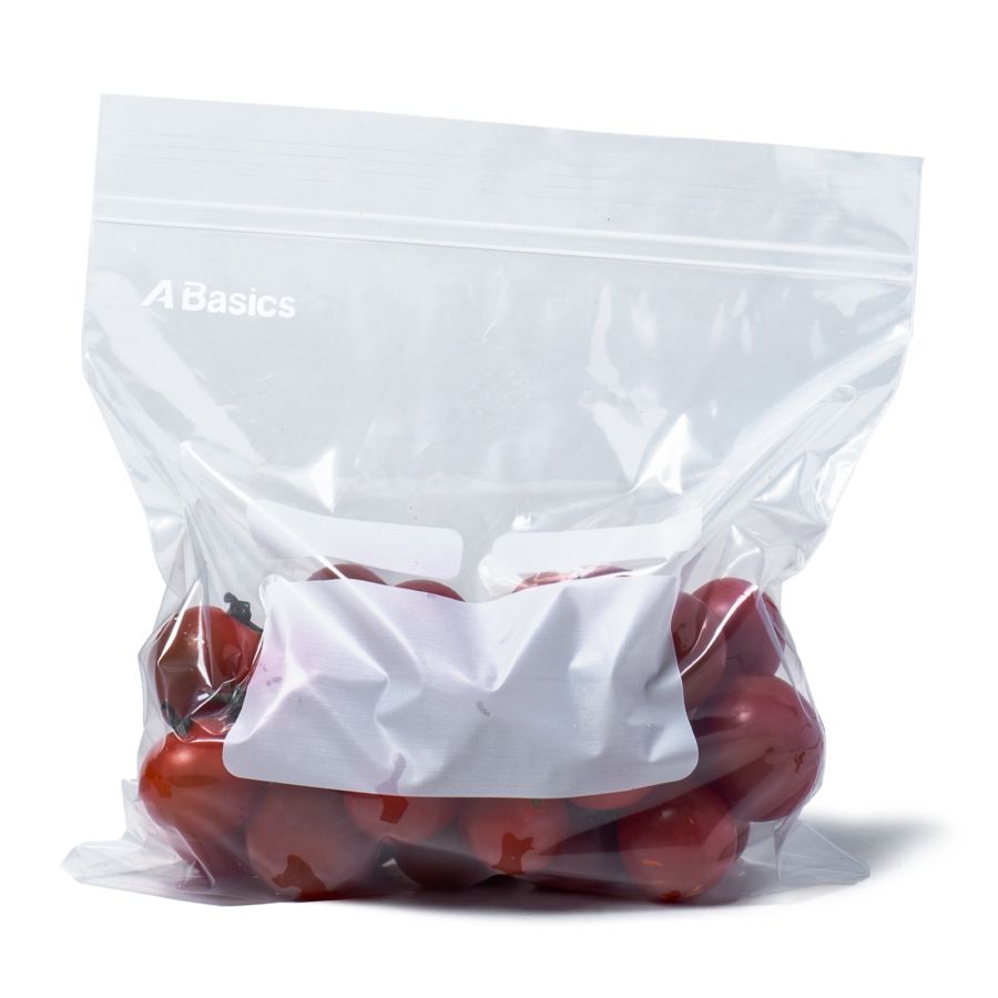 Double Seal Ziplock Anti Tumpah Ukuran 18 x 20 cm Kapasitas 1500 ml A Basics 20pcs