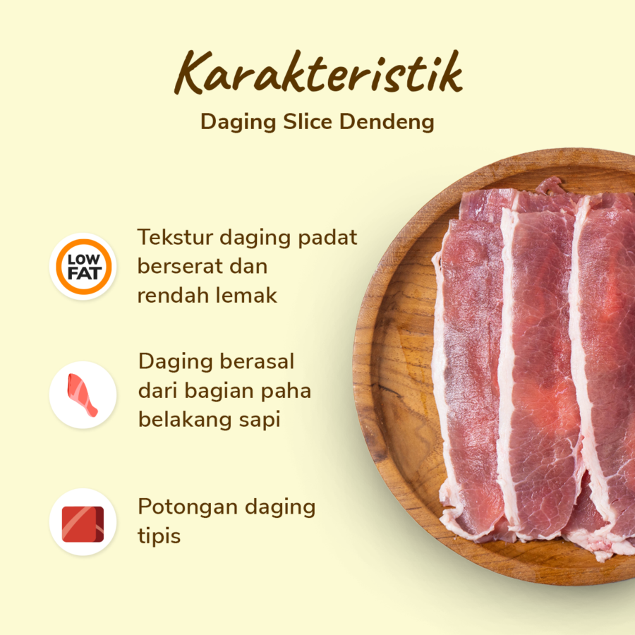 Daging Slice Dendeng Astro Farm 250gram