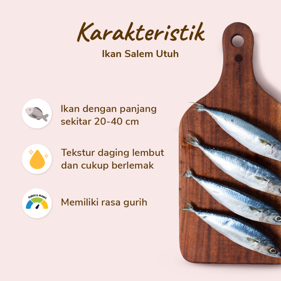 Ikan Salem Utuh 400-500gram