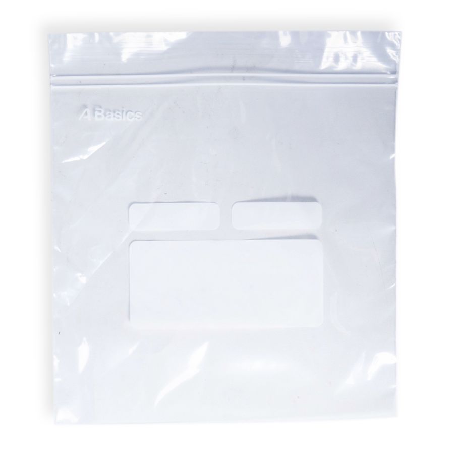 Double Seal Ziplock Anti Tumpah Ukuran 18 x 20 cm Kapasitas 1500 ml A Basics 20pcs