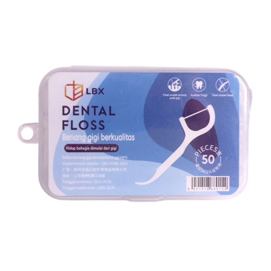 LBX Dental Floss Benang Pembersih Gigi 50pcs