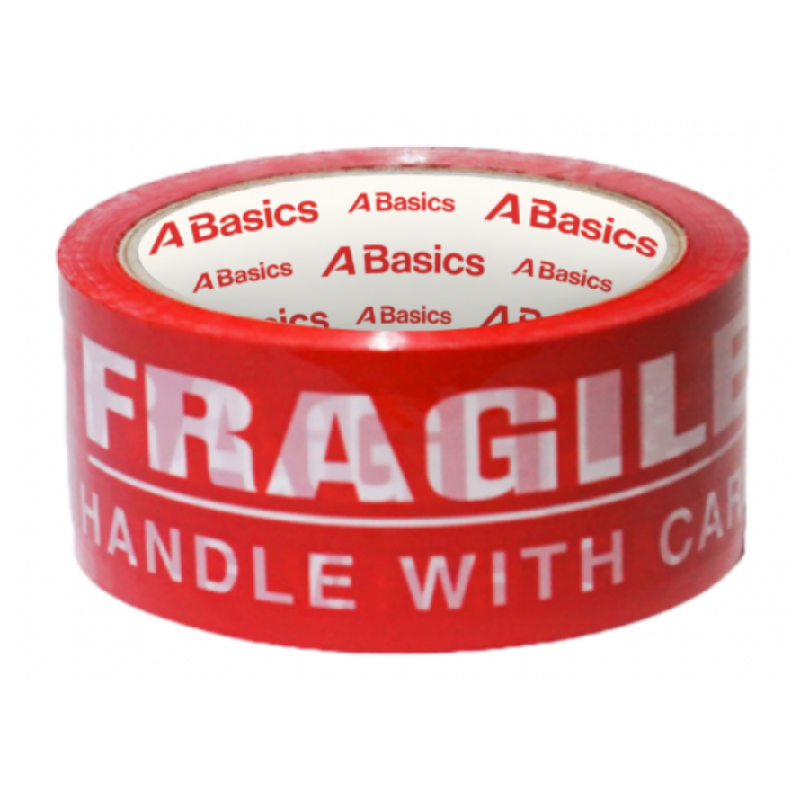 Lakban Fragile 48mm x 90 yard A Basics 1pcs