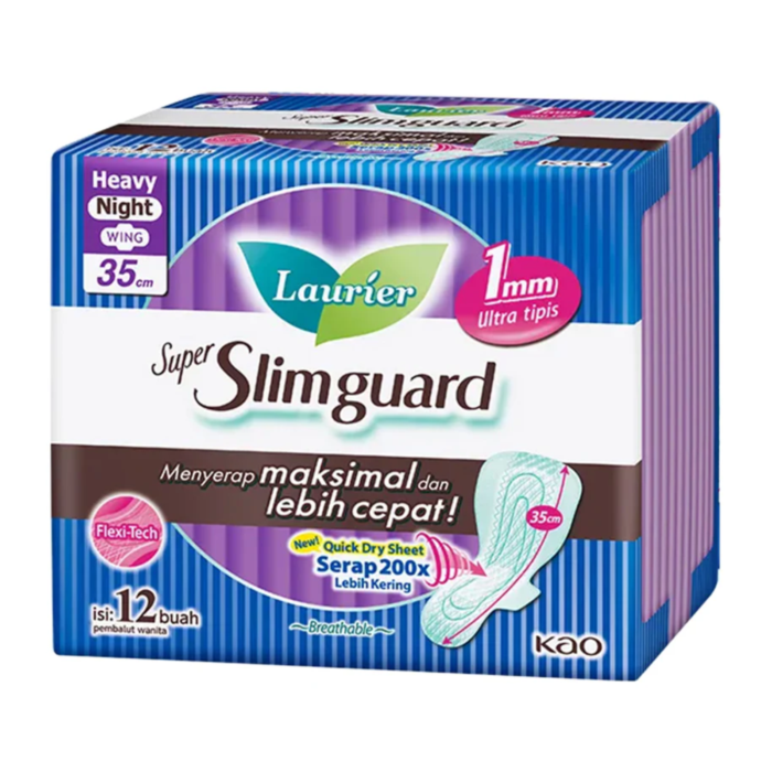 Laurier Super Slimguard Wing 35cm Pembalut Wanita