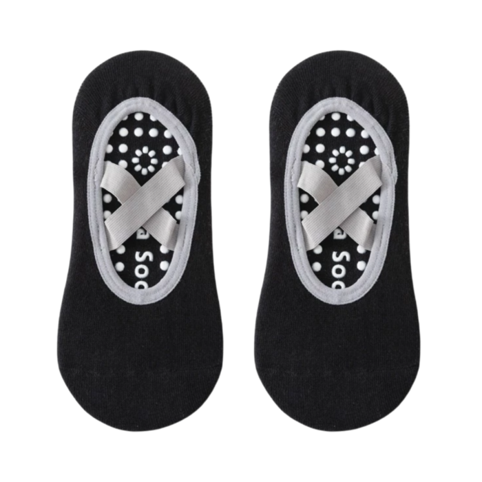 Mouseman Kaos Kaki Wanita Yoga Anti Slip Black