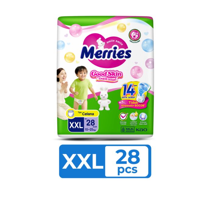 Merries Good Skin XXL28 Diapers Pants