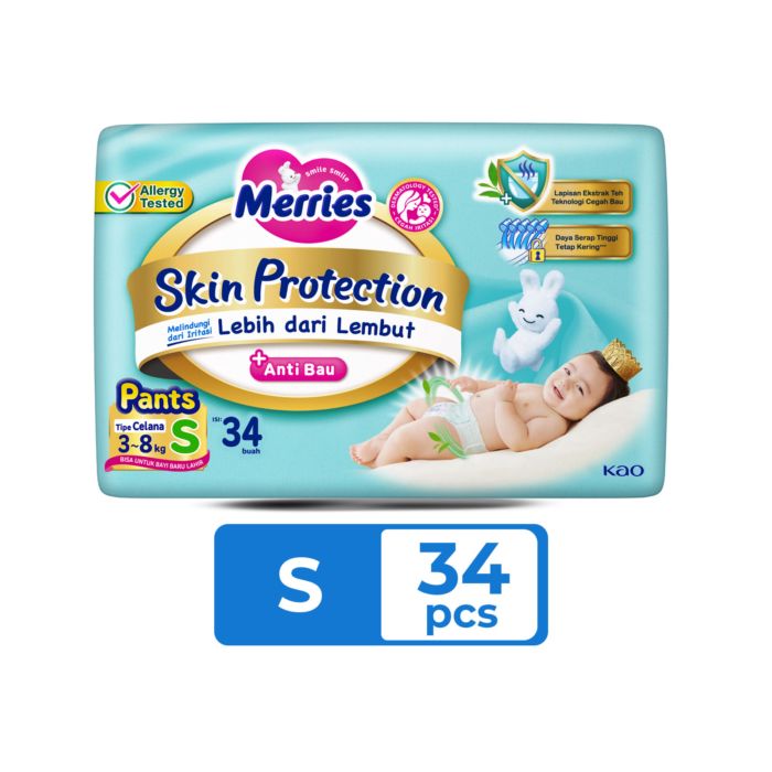 Merries Skin Protection S34 Diapers Pants