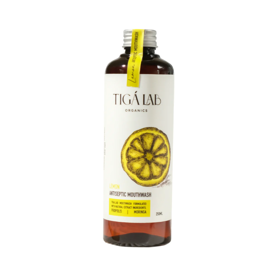 Tiga Lab Organics Antiseptic Mouthwash Lemon 250ml