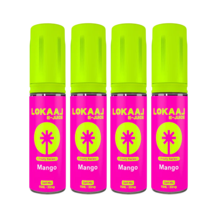 Lokaal E-Juice Fruity Series Liquid Mango Rokok Elektrik 4pcs x 15 ml
