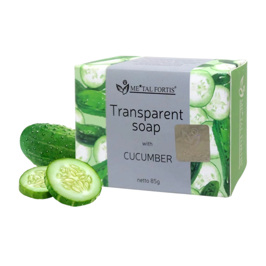 Metal Fortis Transparant Soap With Cucumber 85gram