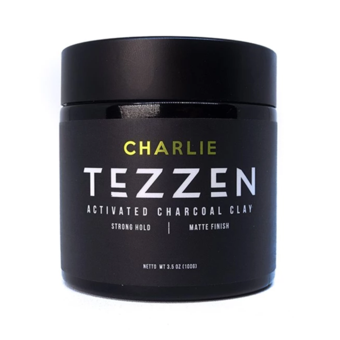 Tezzen Charlie Activated Charcoal Clay Penataan Rambut