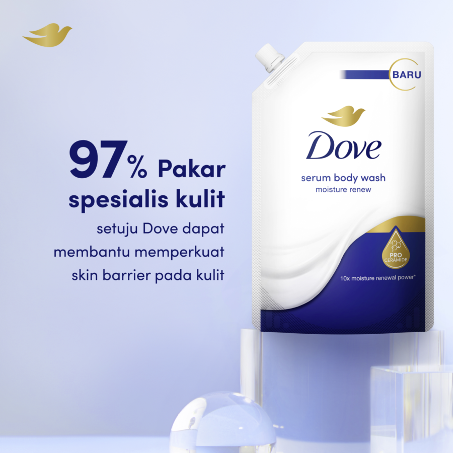 Dove Serum Body Wash Moisture Renew 825ml