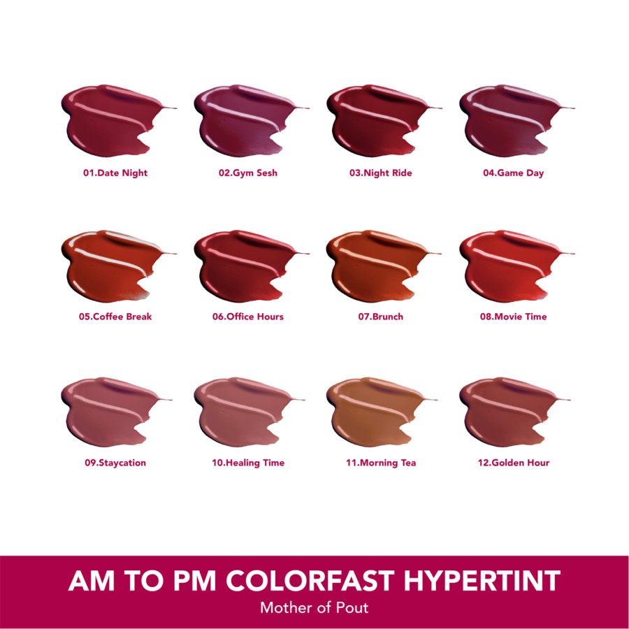 Mother of Pearl AM to PM Colorfast Hypertint Healing Time Lip Tint 6ml