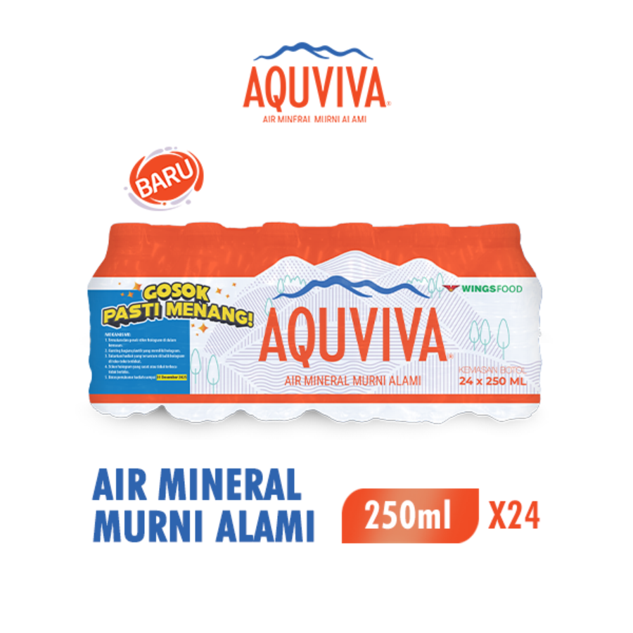 Aquviva Air Mineral 250ml 24bottles