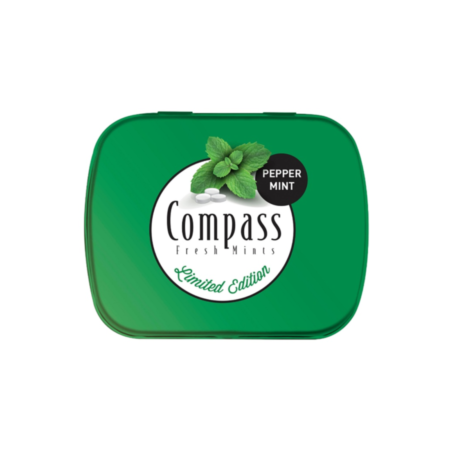 Bundle 2 Compass Fresh Mint Candy Sugar Free Peppermint 14 gram