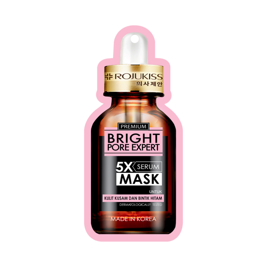 Bundle 2 Rojukiss Premium Bright Pore Expert 5x Serum Mask 25 ml