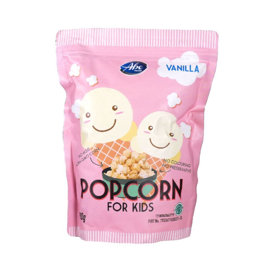 Bundle 3 Abe Food Popcorn For Kids Vanilla 80 gram