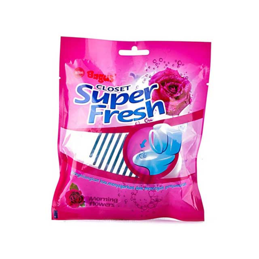 Bundle 3 Bagus Closet Super Fresh Morning Flower/Pewangi Ruangan 60 gram