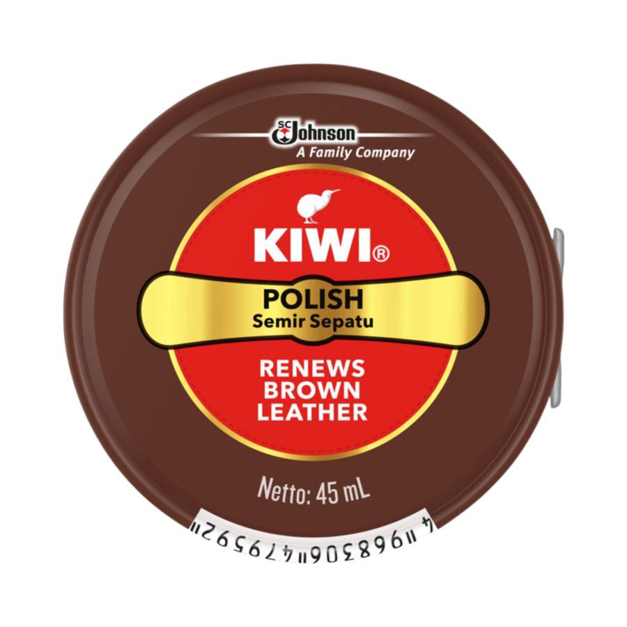 Bundle 3 Kiwi Polish Semir Sepatu Brown 45 ml