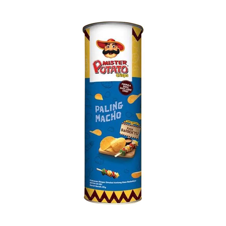 Bundle 3 Mister Potato Crisps BBQ 85 gram