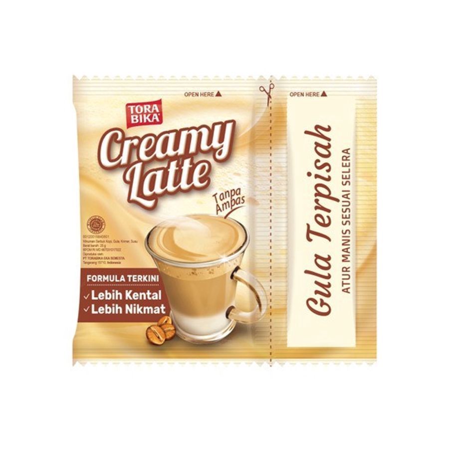 Bundle 3 Torabika Creamy Latte Instant Sachet 10 x 25gr 25 gram