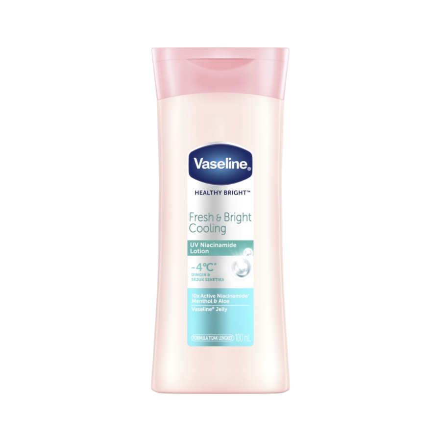 Bundle 3 Vaseline Healthy White Fresh & Fair Cooling UV Gel Lotion 100 ml