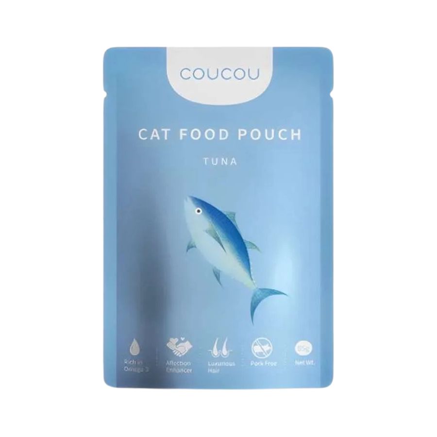 Coucou Tuna Makanan Kucing Basah 85gram