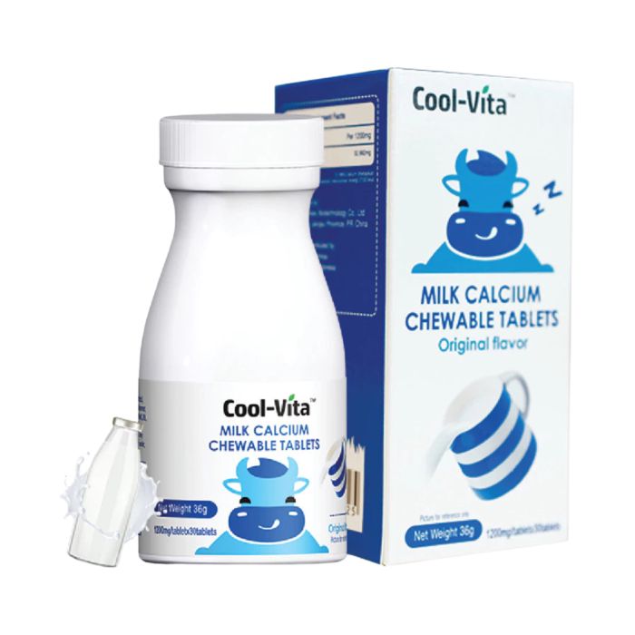 Coolvita Milk Calcium Chewable Original 30 Tablets
