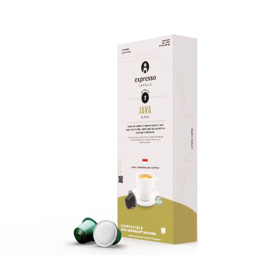 Expresso Java Blend Coffee Capsule - Nespresso Compatible Coffee Capsule 1pack